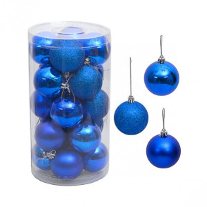 Набор елочных игрушек LC8110-8314-8348 Шарики, размеры в ассортименте, 20шт.