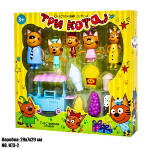 Набор игровой с фигурками из м/с "Три кота" N73-2
