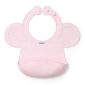 Нагрудник BabyOno, силикон, с защитой плеч, 6м+