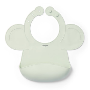 Нагрудник BabyOno, силикон, с защитой плеч, 6м+