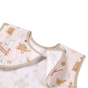 Нагрудник BabyOno , полиэстр, на липучке, с карманом