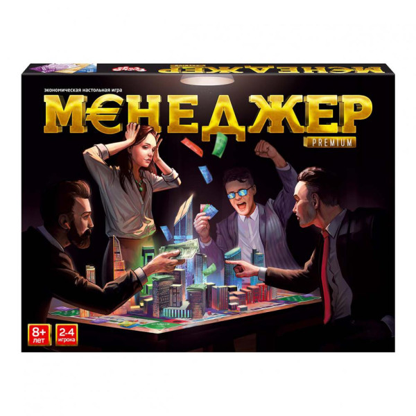 Игра настольная Danko Toys Менеджер Premium, с 8 лет