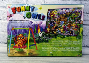 Игра настольная Danko Toys Funny Owls, с 3-х лет