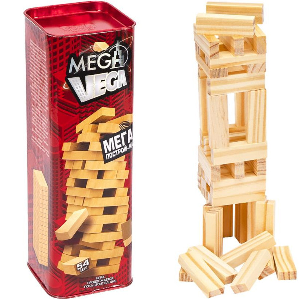 Игра настольная Danko Toys MEGA VEGA, 54 элемента