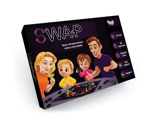 Настольная игра Danko Toys Swap - Обмен, с 7лет