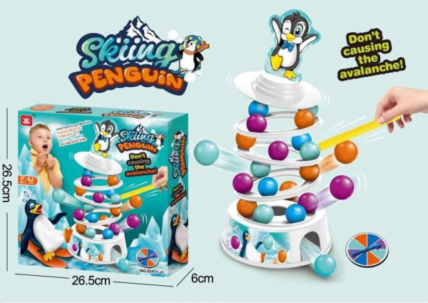 Настольная игра XS977-41 Ледяная башня пингвинов, от 5-ти лет