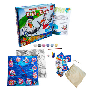 Настольная игра Strateg Морские выходные Brik and Brok, с 4 лет