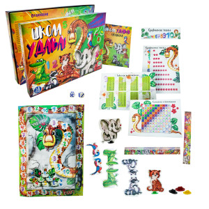 Настольная игра Strateg Школа Удава, 3D поле, с 4-х лет
