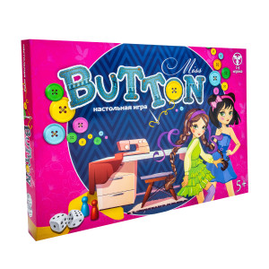 Настольная игра Strateg Miss Button, с 5 лет