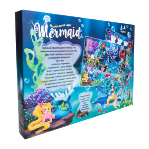 Настольная игра Strateg Путешествие Mermaid, с 5 лет