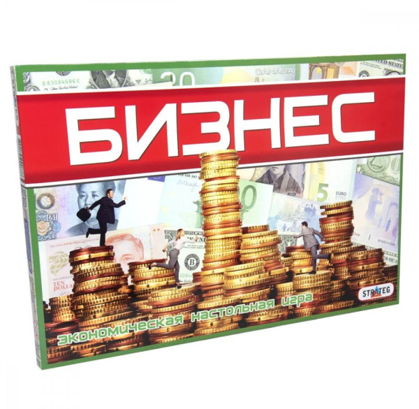 Настольная игра Strateg Бизнес, с 8-ми лет