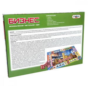 Настольная игра Strateg Бизнес, с 8-ми лет