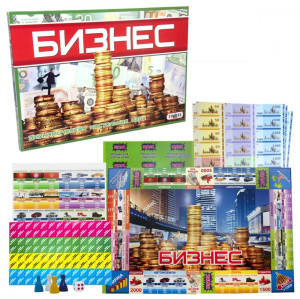 Настольная игра Strateg Бизнес, с 8-ми лет