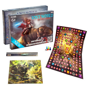 Настольная игра Strateg Затерянный мир, с 6 лет