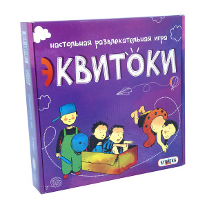 Настольная игра Strateg Эквитоки, 56/112/224 карточки, с 8-и лет