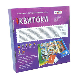 Настольная игра Strateg Эквитоки, 56/112/224 карточки, с 8-и лет