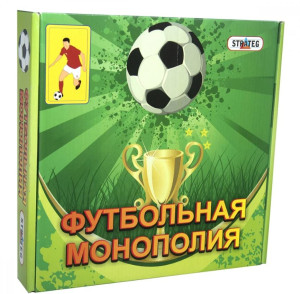 Настольная игра Strateg Футбольная монополия, с 8 лет