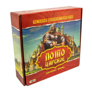 Настольная игра Strateg Лото, с деревянными бочонками, с 6 лет