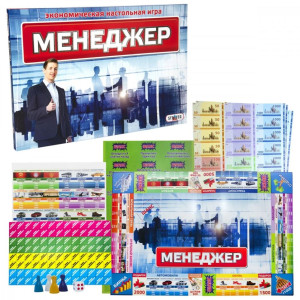 Настольная игра Strateg Менеджер, с 6-ти лет