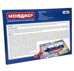 Настольная игра Strateg Менеджер, с 6-ти лет