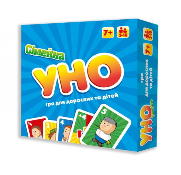 Настольная игра Strateg УНО Семейная, 2в1, с 7 лет