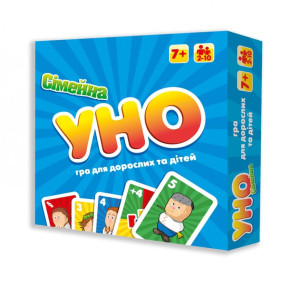 Настольная игра Strateg УНО Семейная, 2в1, с 7 лет