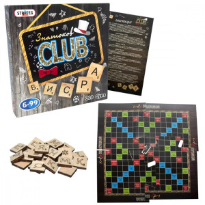 Настольная игра Strateg Знатоки CLUB, с 6-ти лет