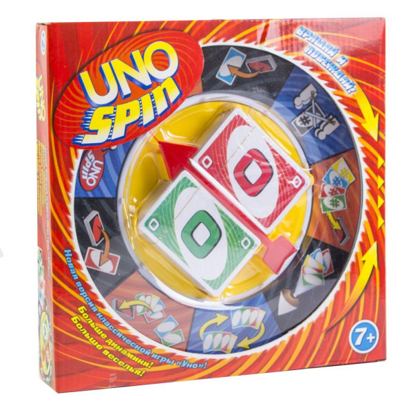 Настольная игра UNO Spin, с 7-и лет