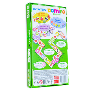 Настольная игра Maximus Разноцветное домино, 28 карточек
