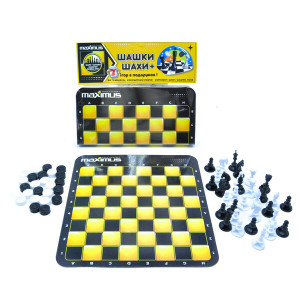 Игровой набор Maximus MX5446 Шахматы/шашки, картонный