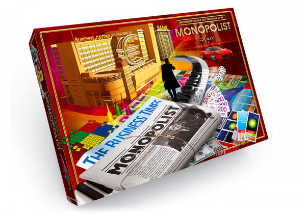 Игра настольная Danko Toys Monopolist ДТ-БИ-07-38, 8 лет+