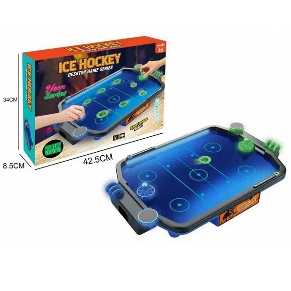 Игра настольная Аэрохоккей, USB-зарядка, со звуком и светом