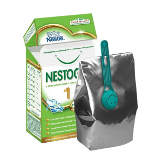 Заменитель грудного молока Nestle Nestogen 1 Prebio, смесь для новорожденного, 0m+, 350 гр