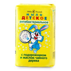 Мыло детское Невская косметика, туалетное, антибактериальное, 90г