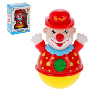 Неваляшка Клоун 173353, со светом и звуком