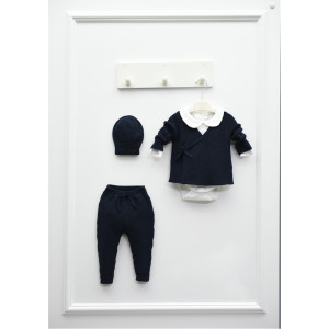 Комплект детской одежды NipperLand 6823, тонкая вязка, для девочки, 4 элемента