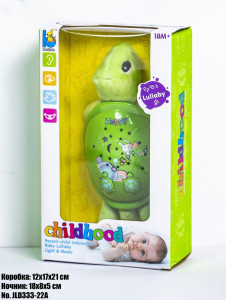 Ночник JLD-333-22A Черепаха, музыкальный