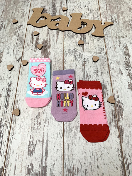 Носки детские China Hello Kitty D-18, хлопок, 7-9лет