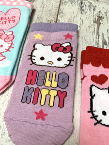 Носки детские China Hello Kitty D-18, хлопок, 7-9лет