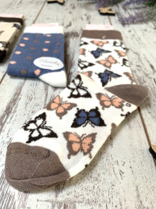 Носки для девочек Ekinoks Butterfly, хлопок