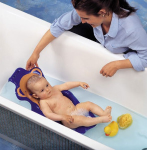 Подставка в ванночку OK Baby Buddy, антискользящая, пластиковая, горка