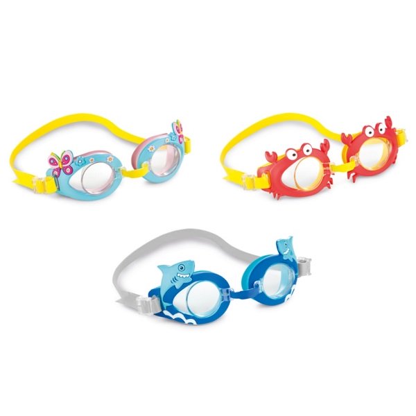 Очки для плавания и ныряния Intex 55610 Fun Goggles, с 3-х лет