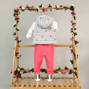 Комплект одежды для девочки Otto Зайка, 3 элемента, двунить, 6-18 м