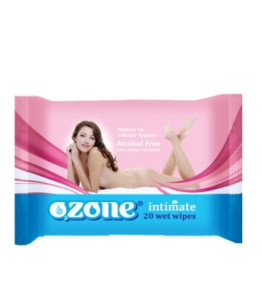 Влажные салфетки Ozone Intimate, для интимной гигиены, 20шт.