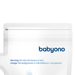 Пакеты BabyOno для хранения грудного молока, 180 мл, 30 шт