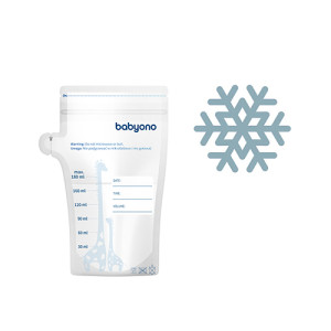 Пакеты BabyOno для хранения грудного молока, 180 мл, 30 шт
