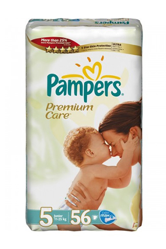 Подгузники Pampers Premium Care junior №5 (11-25кг) 56шт.