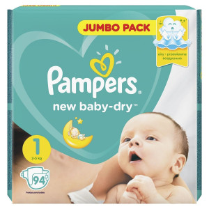 Подгузники Pampers New Baby №1 (2-5кг) 94шт.