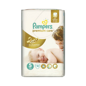 Подгузники Pampers Premium Care №5 (11-18кг), 18 шт.