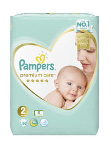 Подгузники Pampers Premium Care №2 (4-8кг) 68шт.